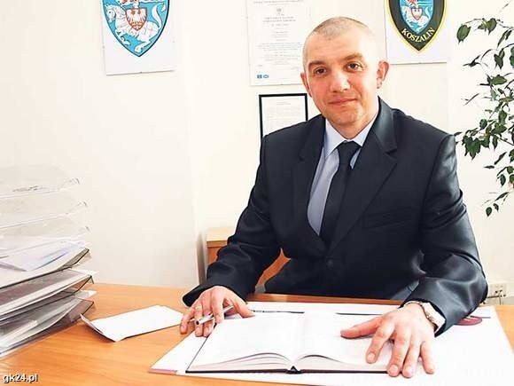 Piotr Simiński, komendant Straży Miejskiej w Koszalinie.