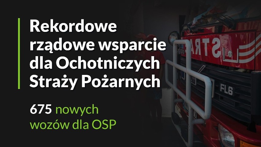 Druhowie z OSP w województwie podlaskim otrzymają 28 nowych wozów strażackich