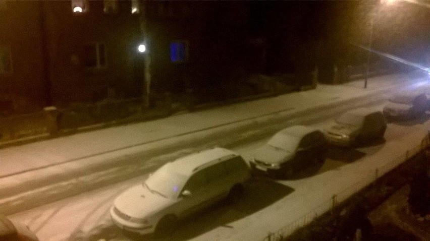 W Szczecinie pada śnieg. Sprawdź prognozę pogody [wideo]