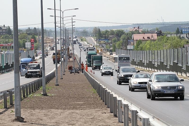 Budowa ulicy Ściegiennego w Kielcach