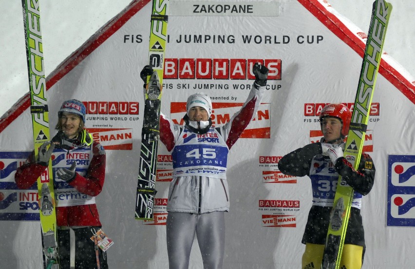 Kamil Stoch wygrał 23 stycznia 2011 r.