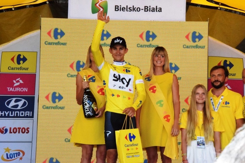 Michał Kwiatkowski wygrał etap Tour de Pologne w Bielsku-Białej. Polak umocnił się na pozycji lidera