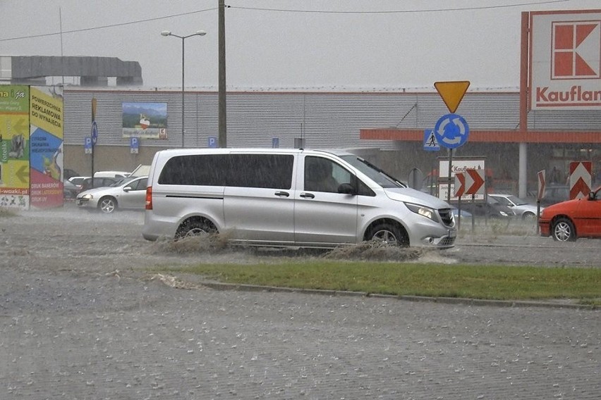 Oberwanie chmury w Tarnowskich Górach