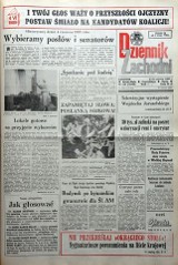 Pierwsze wolne wybory do Sejmu 4 czerwca 1989 r. [OKŁADKI GAZET]