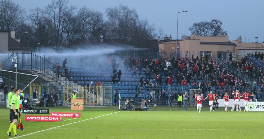 Trybuny na meczu Ruch - Wisła