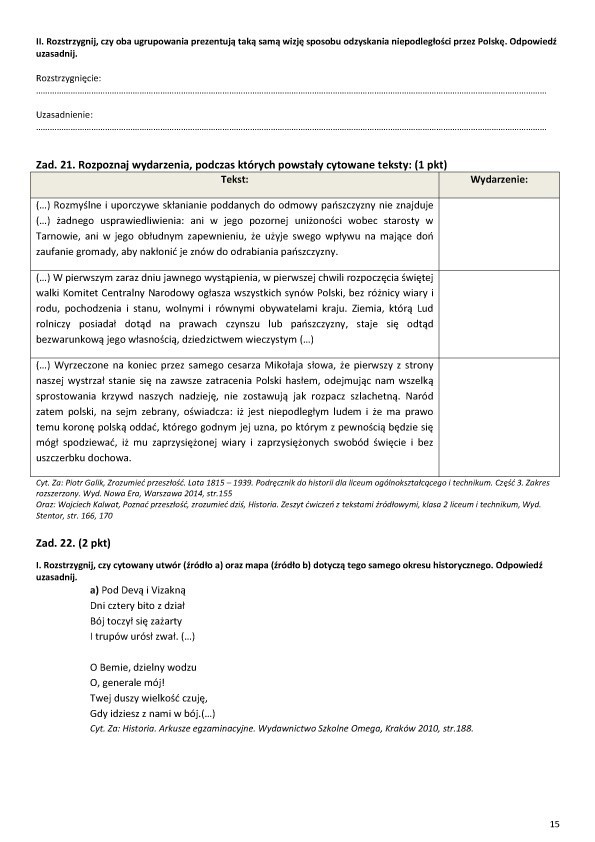 Matura próbna 2019: historia i wos. Pobierz arkusze, tematy, klucz odpowiedzi [ZDAJ MATURĘ Z NOWINAMI]