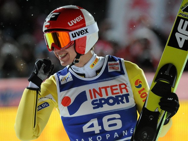 Kamil Stoch w piątkowych zawodach w Zakopanem był bezkonkurencyjny.