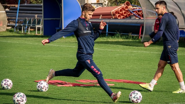 Środowy trening części zespołu Pogoni Szczecin.