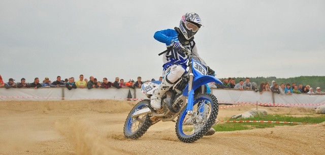 Piotr Szczepanek zajął drugie miejsce w klasie MX 85.