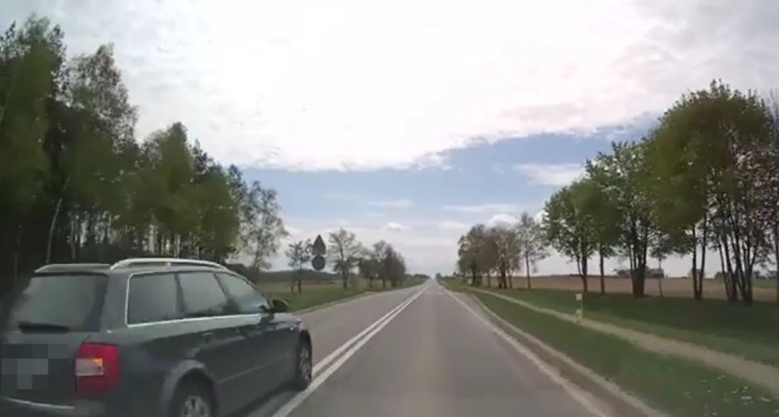 Sulęcin-Kolonia. Wyprzedzanie przed przejściem dla pieszych. Zobacz wideo przesłane na skrzynkę  Stop Agresji Drogowej