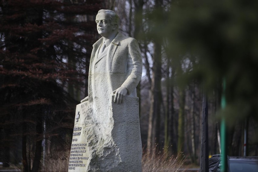 Pomnik Wojciecha Korfantego w Siemianowicach Śląskich....