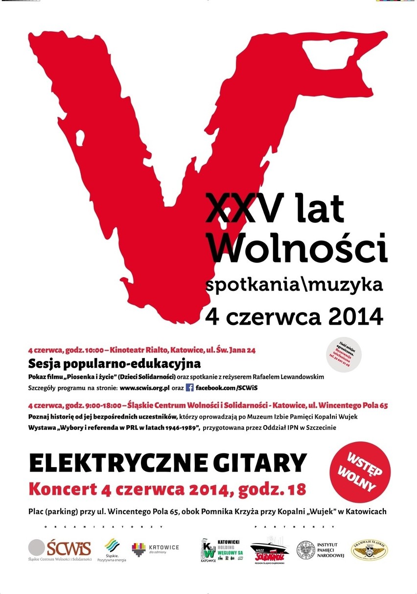 25 lat wolnej Polski: Wydarzenia w woj. śląskim zorganizowane przez IPN Katowice [PROGRAM]