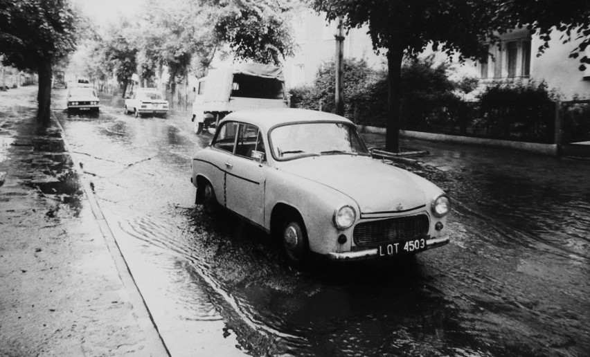 Po deszczu w Grajewie, 1986 rok
