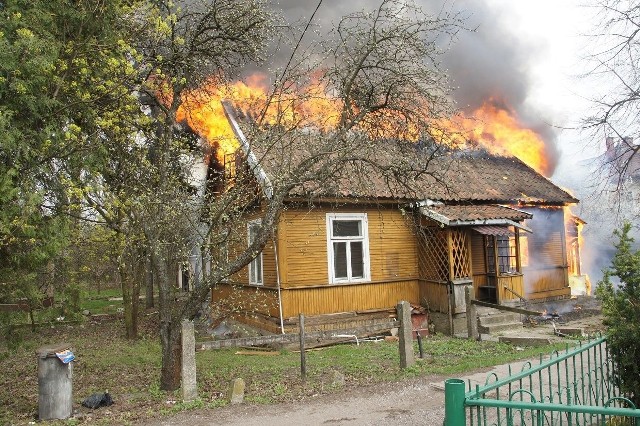 Wojciech Koronkiewicz zauważył pożar, zanim na miejsce dotarła straż pożarna