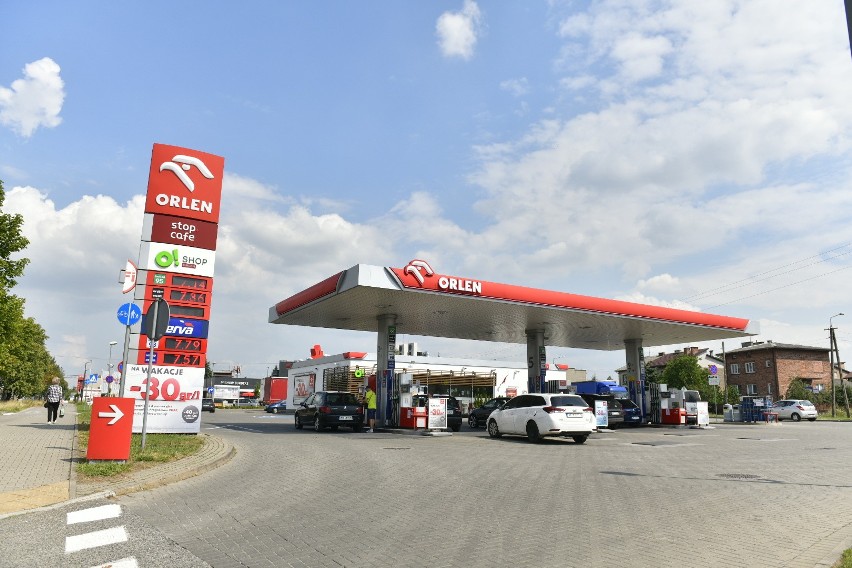 Ceny paliwa na stacji Orlen przy ulicy Grzecznarowskiego w...