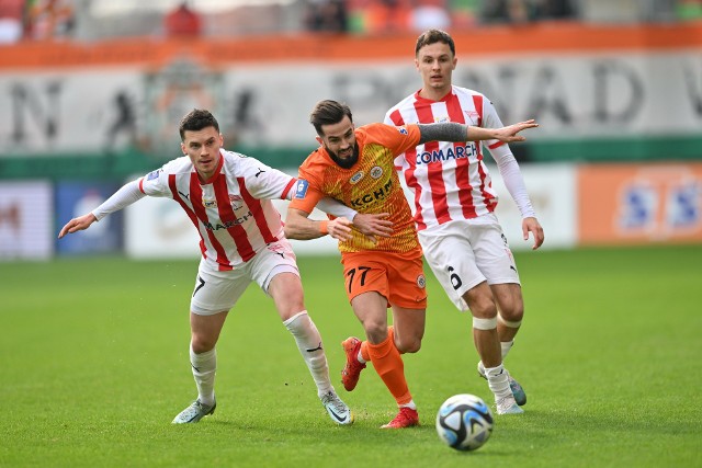 Zagłębie Lubin bardzo szczęśliwie zremisowało z Cracovią 1:1