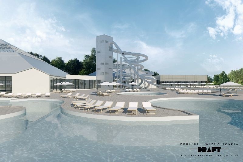 Aquapark Fala: Restauracja gotowa, nowe baseny wkrótce w budowie [WIZUALIZACJE]