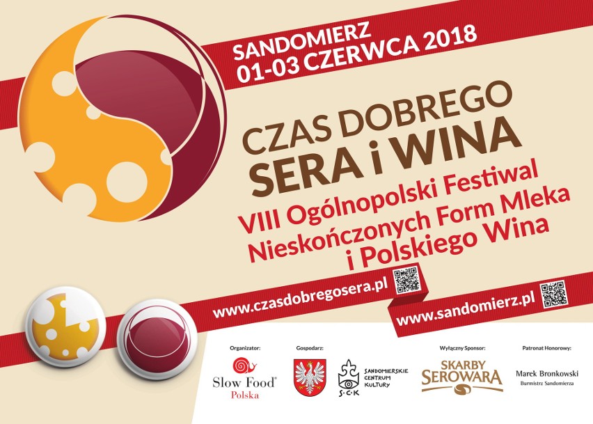Od 1 czerwca VIII Festiwal "Czas Dobrego Sera i Wina w Sandomierzu. Będzie 300 rodzajów sera i 200 wina z całego świata!  