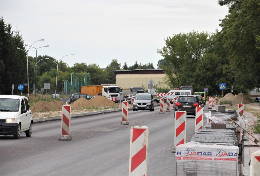 Prace na ul. Dzieci Zamojszczyzny w Zamościu