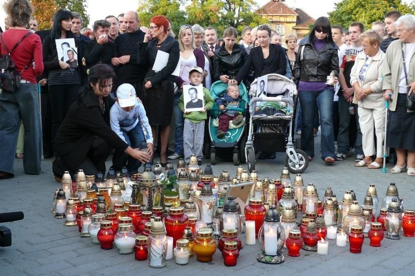 Po śmierci Krzysztofa B. w Pile odbyły się marsze milczenia