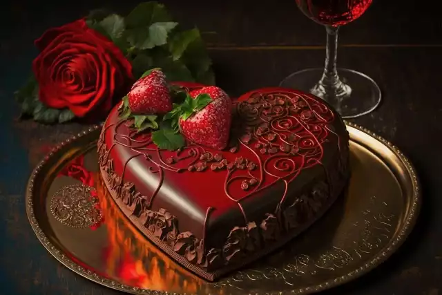 "Przez żołądek do serca". Zobacz galerię najpiękniejszych walentynkowych tortów dla zakochanych >>>>>