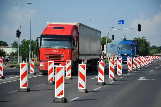 Tiry mogą przejechać przez ważne skrzyżowanie. I autobus linii 16.