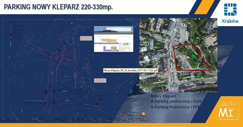 Kraków. Nowy plan budowy parkingów podziemnych i park&ride [ZOBACZ PREZENTACJĘ]