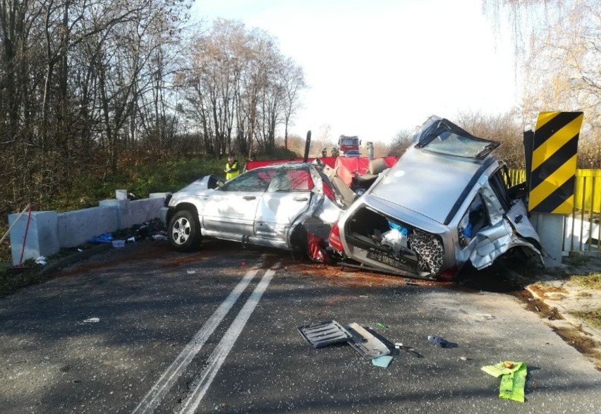 W tragicznym w skutkach wypadku drogowym zginął dziś (11.11)...