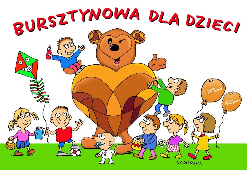 Miś Bursztynek - maskotka Galerii Bursztynowej w Ostrołęce - śpiewa! [WIDEO]