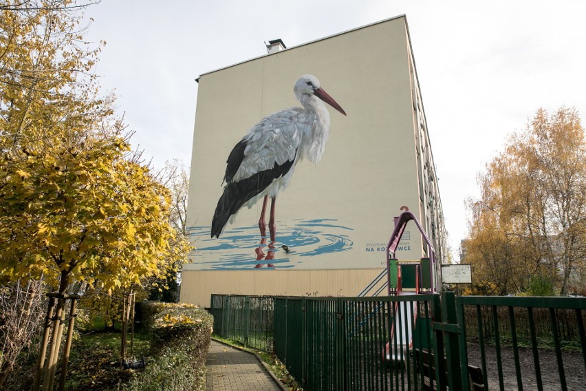 Kolorowe "stadko" na os. Na Kozłówce