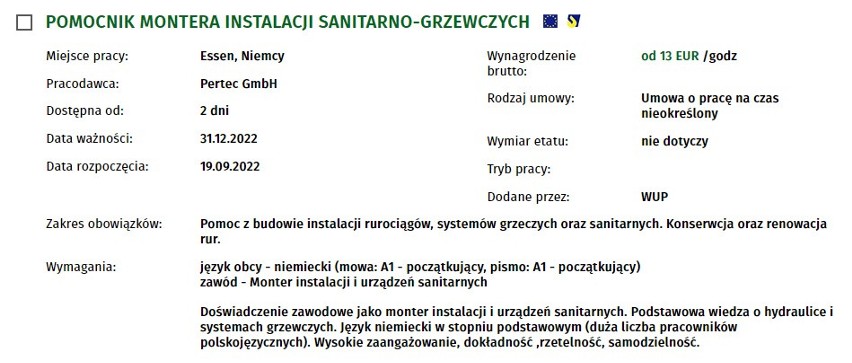 Szukasz pracy w Niemczech? Sprawdź ogłoszenia, jakie w...