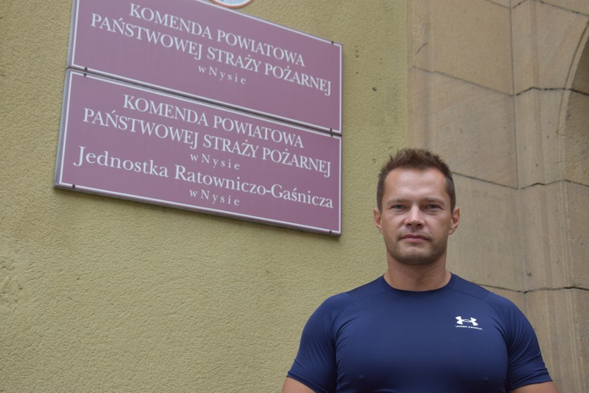 Mateusz Zieleziecki od 13 lat pracuje w Komendzie Powiatowej...