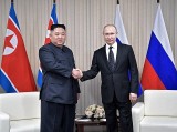 Wojna na Ukrainie. Kim Dzong Un wyraża pełne poparcie dla "słusznej sprawy" Rosji. Gratuluje dyktatorowi Rosji