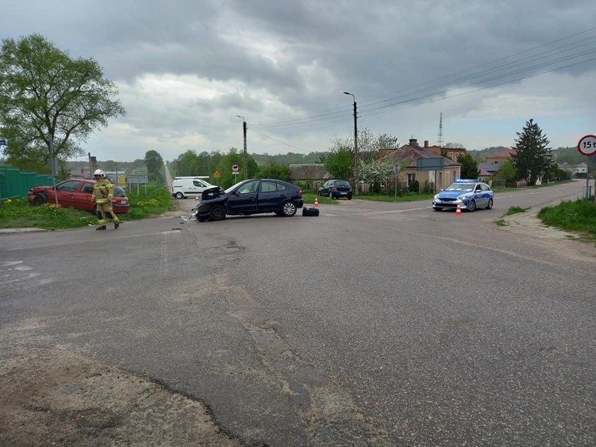 Rutki-Kossaki. Wypadek na skrzyżowaniu. Sześć osób w szpitalu