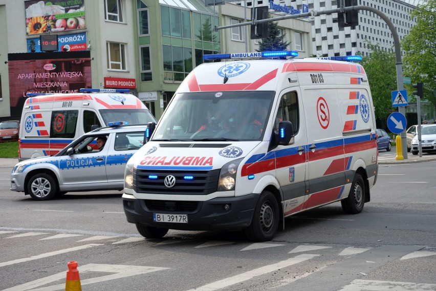 Wypadek na skrzyżowaniu ulic Skłodowskiej i Legionowej....