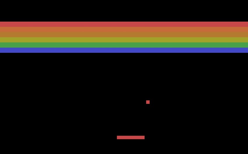 Gra Atari Breakout w przeglądarce Google