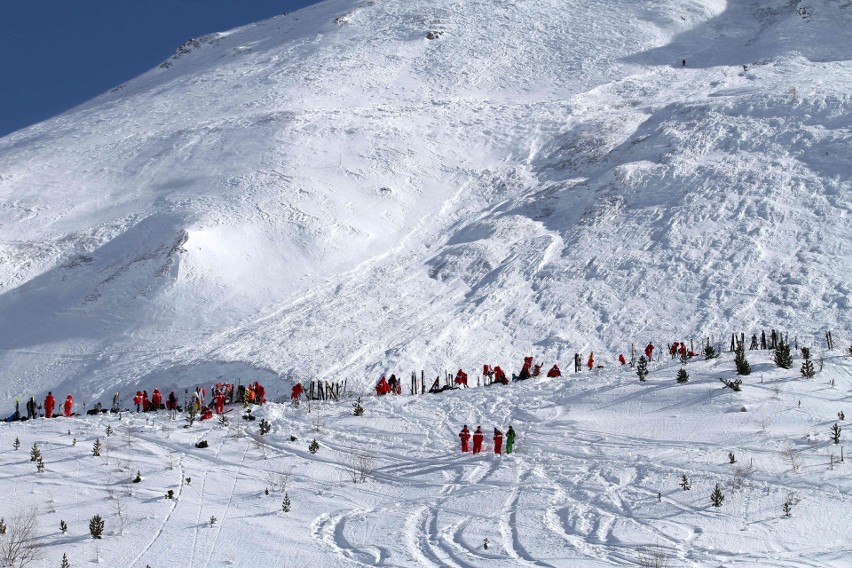 Akcja ratunkowa w Tignes