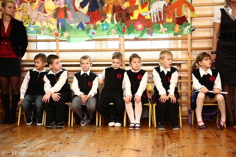 Pasowanie w szkole w Sochoniach