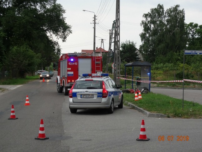 Wypadek w Bukównie w powiecie białobrzeskim.