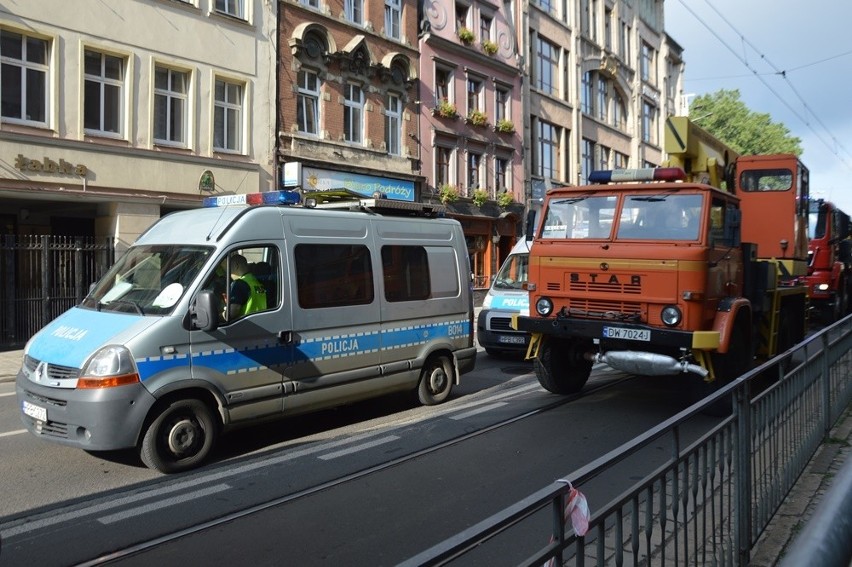 Zderzenie tramwajów w centrum. Ranna motornicza