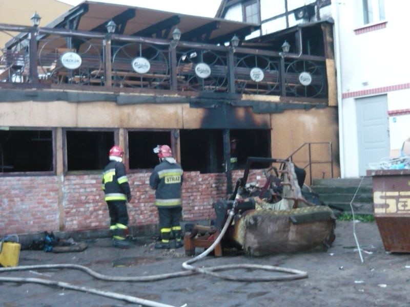 Pożar w Pubie Jack w Bydgoszczy [zdjęcia]