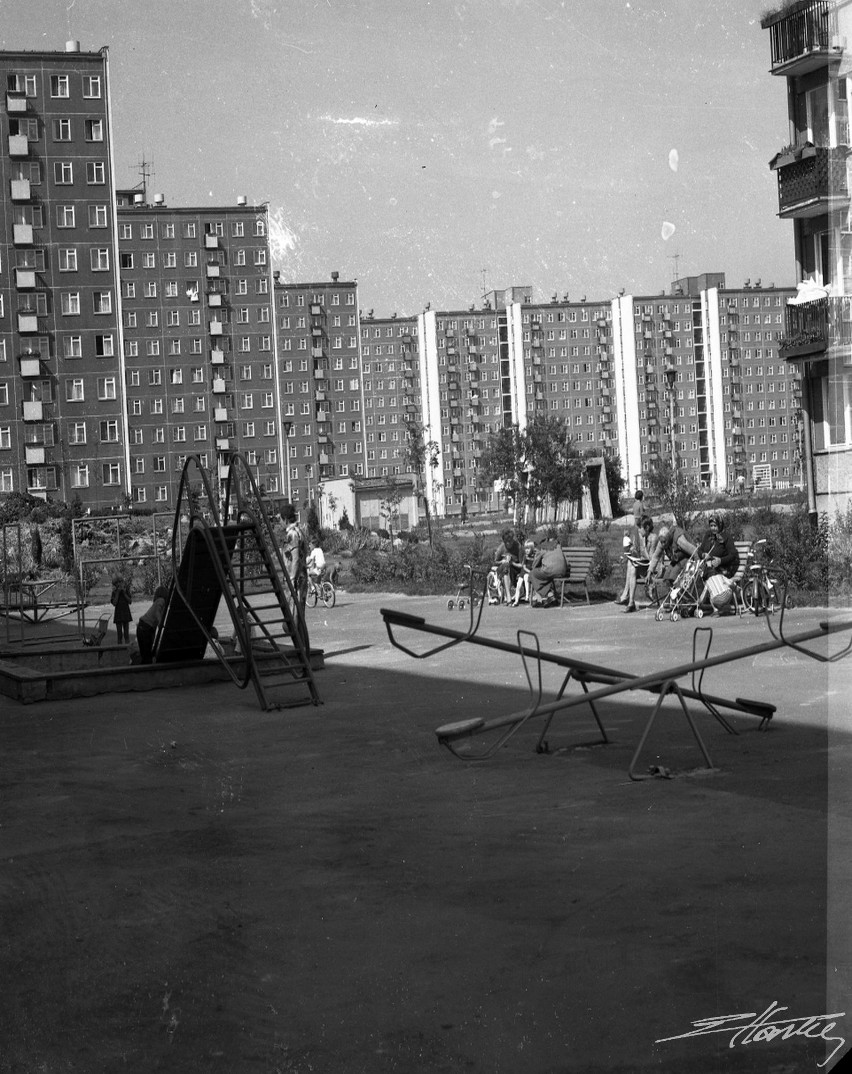 Bloki mieszkalne na Kalinowszczyźnie w Lublinie, lata 80. XX...