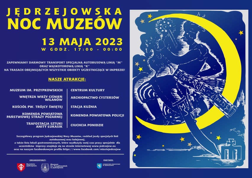 Noc Muzeów 2023 w Jędrzejowie z atrakcjami. Zobaczcie program wydarzeń