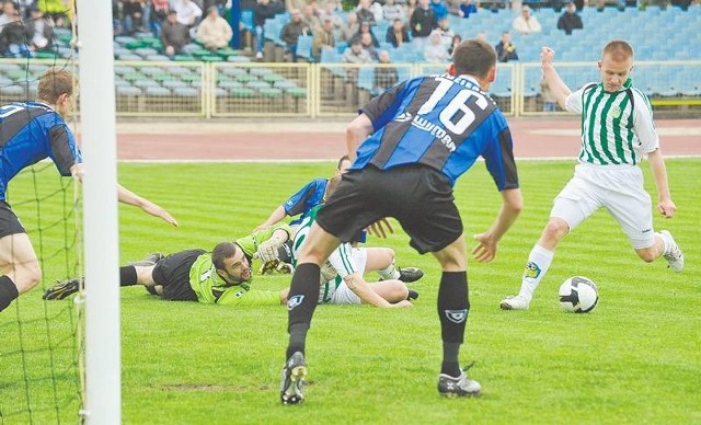 W 20 min mogło być już 3:0, ale Michał Kojder trafił w poprzeczkę