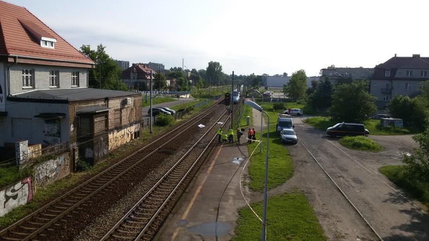 Pociąg Intercity potrącił kobietę przy dworcu kolejowym w...