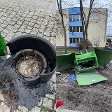 Wandalizm w Sylwestra. Zniszczenia w Krośnie Odrzańskim w ostatnim dniu roku. Czy sprawcy zostali złapani na monitoringu?
