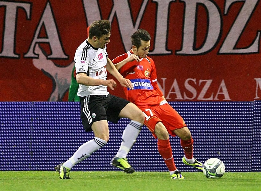 Widzew - Legia. Mecz zakończył się porażką łodzian 0:1 [FILM, ZDJĘCIA]