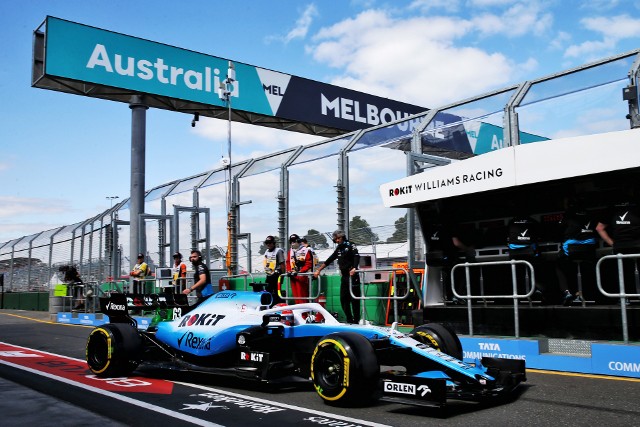 Robert Kubica przed Grand Prix Australii na torze w Melbourne