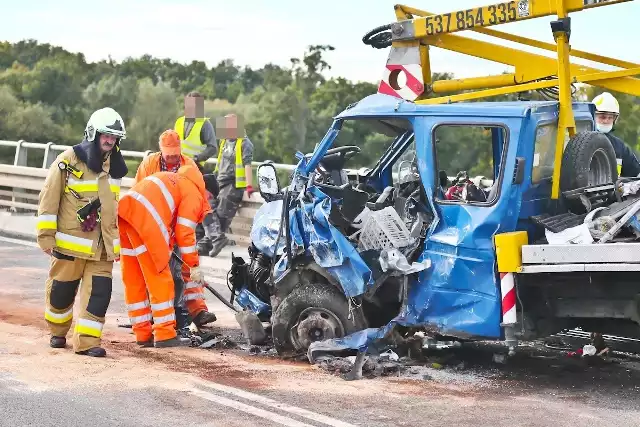 Wypadek na Wschodniej Obwodnicy Wrocławia 6.10.2020