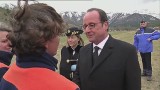 Katastrofa airbusa Germanwings. Hollande, Merkel i Rajoy na miejscu katastrofy [WIDEO]